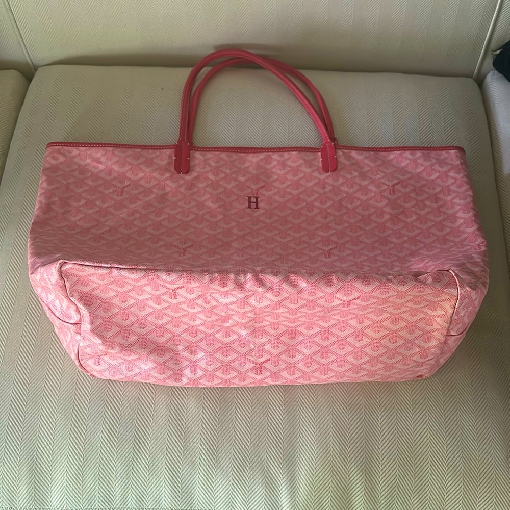 Goyard Saint Louis PM Tote Shoulder Bag Rose Powder Pink Limited Edition